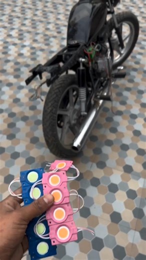 Splendor Full Lighting Setup 😎🔥 | Desi Night Look 🦅🔥 #splendor #tyer #lighting #modified #shorts #yt