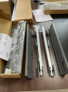 [Hot Item] Full Extension Slim Box Kitchen Drawer Slides Elegant Metal Box Cabinet Hardware