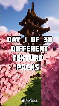 Minecraft But Better Default Texture Pack is INSANE! 😳 | Day 1/30