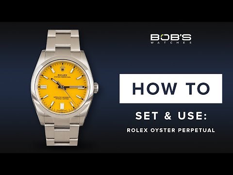 How To Use Your Rolex Oyster Perpetual - Set & Change Time | Bob's Watches