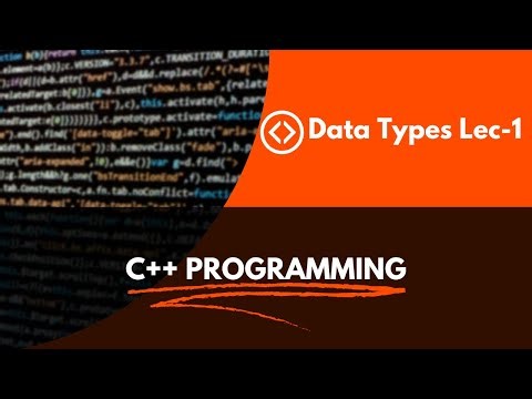 data types lec 1