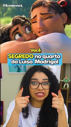 The secret in Luisa Madrigal's room in Encanto #disney #encanto