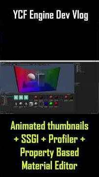 YCF Engine Dev Vlog 11 #gamedev #3dengine #vibecoding #sdl3
