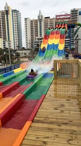 The waves are ready to get this weekend rolling!🌊 We can't wait to see you at the waterpark today from 11 am - 6 pm! Check out our new slide Kraken's Revenge, the slide with SPEED! https://bit.ly/2SZWkhW | Daytona Lagoon