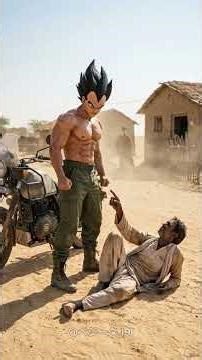 Vegeta Apne papa ko kidnap hone se bachata hai #ai #shorts #vegeta