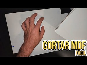 HOW TO CUT THIN MDF EASILY WITHOUT A MACHINE