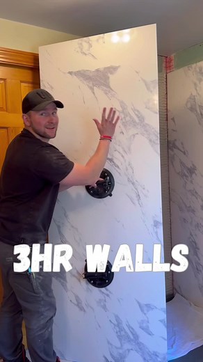 3 hours to do ALL shower walls! #remodel #construction #homerenovation #realestate #design #entrepreneur #interiordesign #hardwork #renovation #homedecor #tools #diy #carpentry #work #asmr #homemade #engineering #designer #tilework