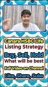 Canara HSBC Life Insurance IPO Listing day strategy 🤑 #shorts
