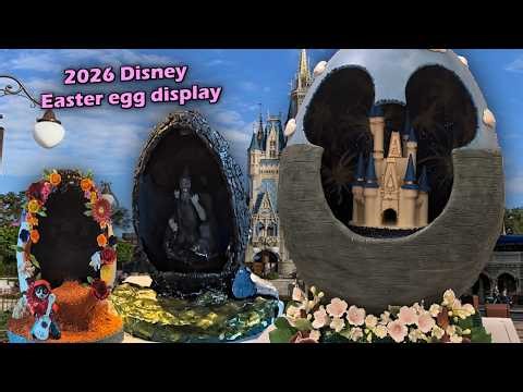 Full tour of the 2026 Disney Easter Egg display! 🥚