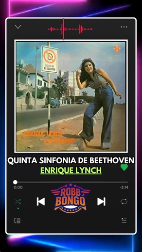 El maestro del piano Enrique Lynch, argentino de nacimiento, peruano por elección, con esta joya titulada "La quinta sinfonia de Beethoven", el disco es del año de 1977 " Prohibido Descansar". | DJ ROBB BONGÓ