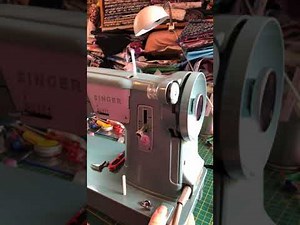 How to Wind the bobbin and thread your singer 327K sewing machine