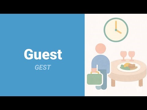 How to Pronounce Guest?