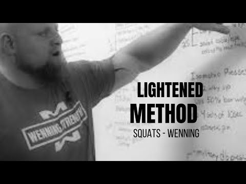 Lightened method squats