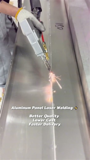 Aluminum Panel Laser Welding ⚡