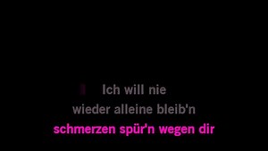Karaoke Keine ist wie du - Joel Brandenstein - CDG, MP4, KFN - Karaoke Version