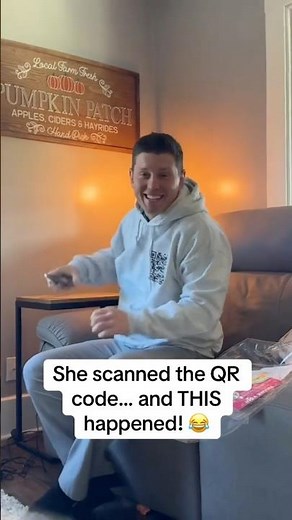 This QR code has a secret… dare to scan it? 🤫🤣 #funny #shortvideos #shorts # #prank #prankideas