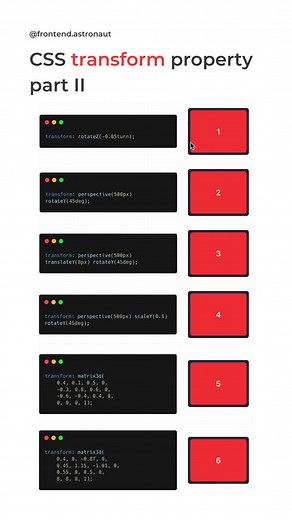 #css3 #css3code #csstutorial #htmlcss #coding #frontenddeveloper #frontend #csstransforms #csstransitions