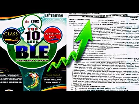 Class 8 | Compulsory English | BLE Model Questions | Complete solution 2081 | ISSUED BY NEB |