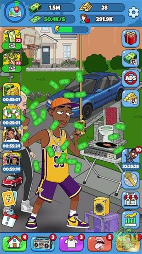 Rap Star:Idle Clicker - Gameplay (Android, IOS)