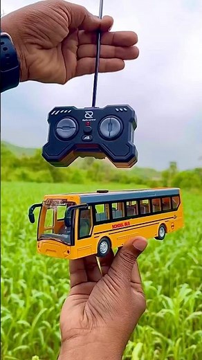 Mini Remote Control School Bus Toy Unboxing #bus #toys #shorts