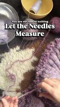 Fix Knitting Tension Without Changing How You Knit: 👉 Let the Needles Measure