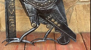 Steampunk crow, steampunk raven, bird art, steampunk bird, crow sculpture, upcycled, recycled, wall decor, mechanical bird, steampunk decor
