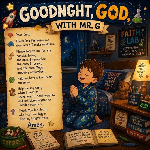 Goodnight, God with Mr. G | Bedtime Prayers for Kids: Forgiving My Oopsies