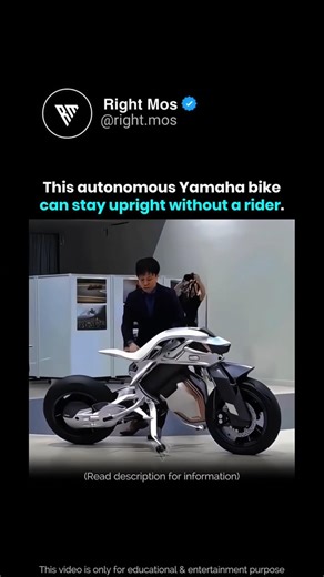 Bike Balances Itself 👀🏍️