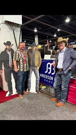 The selection at Drews Boots will have ‘em talking! Two more days in Viva Las Vegas! Come see booth 1213 and we’ll get ya rodeo ready! #andersonbeanboots #horsepowerboots #maciebeanboots #nfr2022