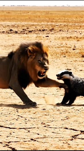 Lion Attacks… But the Honey Badger Turns the Fight Instantly?
