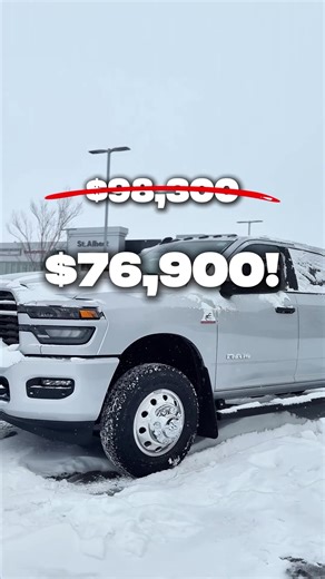 More wheels. More truck. More “why didn’t I do this sooner?” 😏 The 2026 Ram 3500 Tradesman Dually is here at St. Albert Dodge — and it’s over $20,000 OFF. From $98,300 down to $76,900. If you’re hauling heavy, towing big, or building something that actually matters, this isn’t a toy. This is a serious diesel workhorse built to handle Alberta jobs without breaking a sweat. Why settle for four wheels… when you can roll on SIX? 📍 Available now in St. Albert 🚨 Limited availability 💬 DM us or com