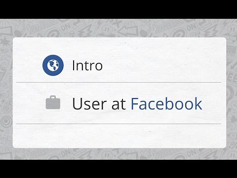 How to Add "User at Facebook" To Your Profile intro