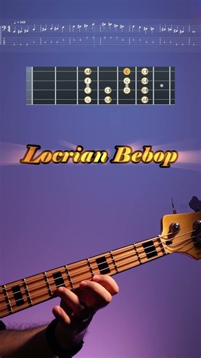 ⚠️ Controlled Instability | Locrian Bebop Bass Line ⚠️
