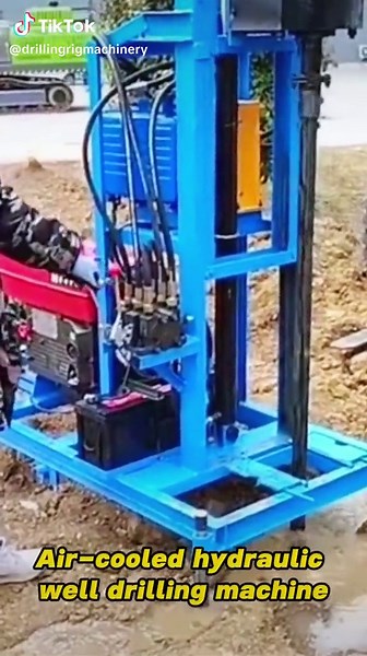 Drilling rig machinery on TikTok