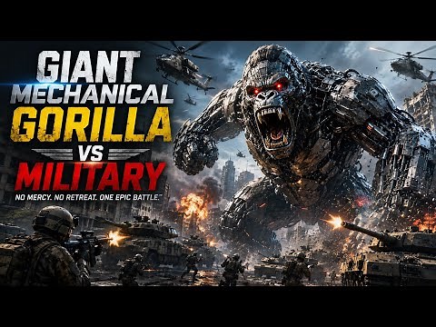 Giant Ai Gorilla vs Humanity 