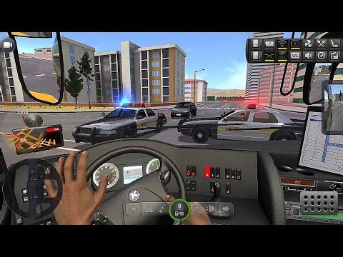 Bus Simulator : Ultimate | Police 🚓 | Accident 😨 | Setra Topclass | Mobile Gameplay
