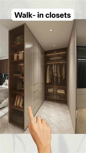 Walk-in Closets Stop searching, start displaying! 👗✨ If your current closet feels like a black hole, it’s time for a change. These floor-to-ceiling glass displays and smart corner designs make finding "nothing to wear" a lot more fun. #fbyシvideo #homedecor #LuxuryLiving #wardrobestylist #Bedroomfurniture #bedroomdecor #roomdecor | Unique Decor Ideas