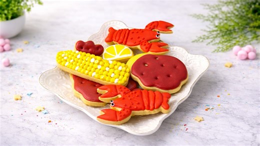 How to make seafood theme sugar cookies