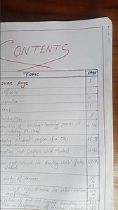 content of project file or internship file | deled content writing | how to write content