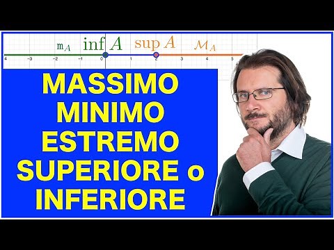 Massimo minimo estremo superiore estremo inferiore: definizione e esempi