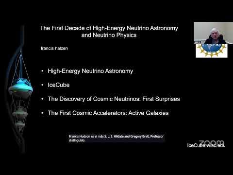 Francis Halzen in the Lederman Seminar Series ICECUBE: THE FIRST DECADE OF NEUTRINO ASTRONOMY