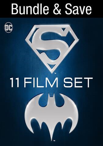 Superman Batman 11 Film Set (Bundle)