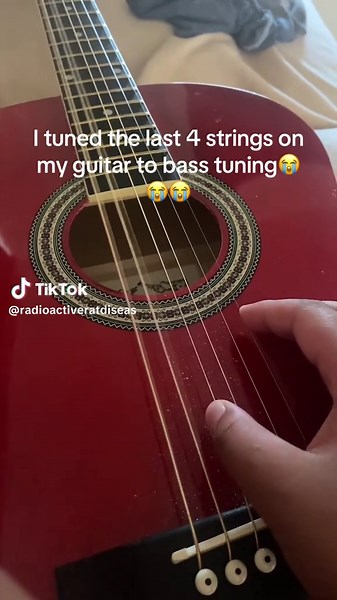 Tuning Guitar Strings to Bass: A Unique Experiment