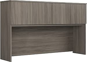 OfficeWorks by Sauder Affirm 60" X 36" Hutch, Hudson Elm Finish