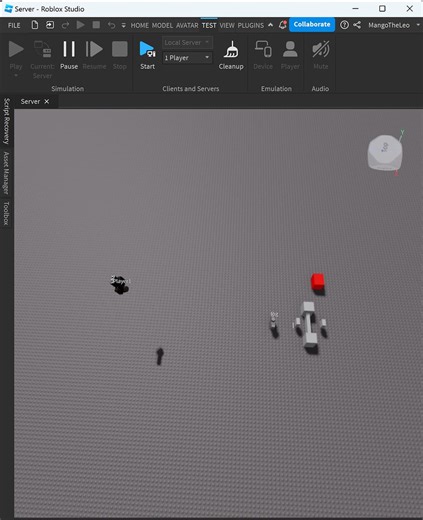Tweenservice and/or animation making the player's model break on server side