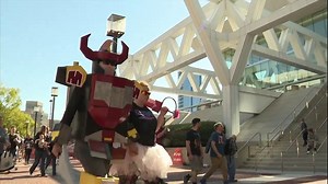 Attendees go to Comic Con Festival in Baltimore