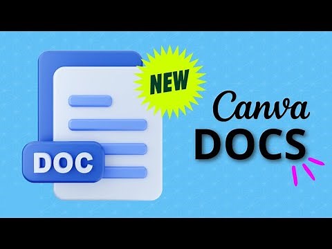 Canva Docs Tutorial in 2024 | A Beginner's Guide to Creating and Formatting Documents