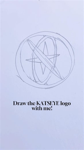 Draw the KATSEYE logo with me! 💚