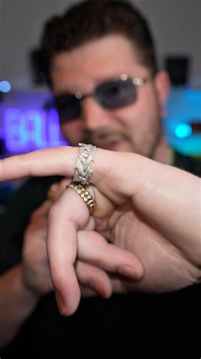 Stay Tuned For The Unboxing & Review of ICEGIANT'S 10k White Gold Lab Diamond Thorn Ring! #shorts