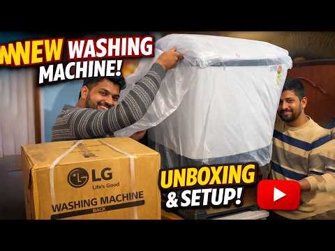 LG Washing Machine Unboxing & Setup | New LG Washing Machine Installation at Home